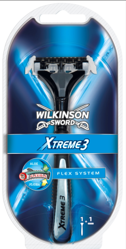 Holící strojek Wilkinson Xtreme3 System + 1 náhrada