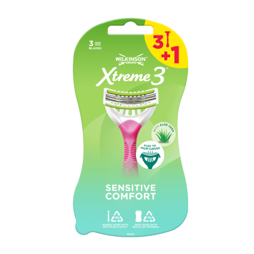 Wilkinson Xtreme3 Sensitive Comfort 3+1 ks