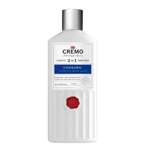CREMO - Osvěžující šampón a kondicionér 2v1 CITRUS & MINT LEAF 473 ml