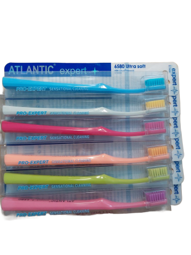 ATLANTIC zubní kartáček expert ULTRA SOFT 6580 2ks