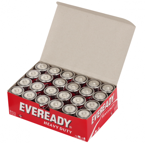 Baterie Eveready (Wonder) D zinkochloridová baterie - 24 ks