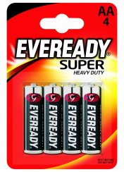 Batéria Eveready (Wonder) Super AA zinkochloridová batéria - 4 ks