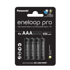 Nabíjecí baterie Eneloop pro Recharged AAA / 930mAh 4pack