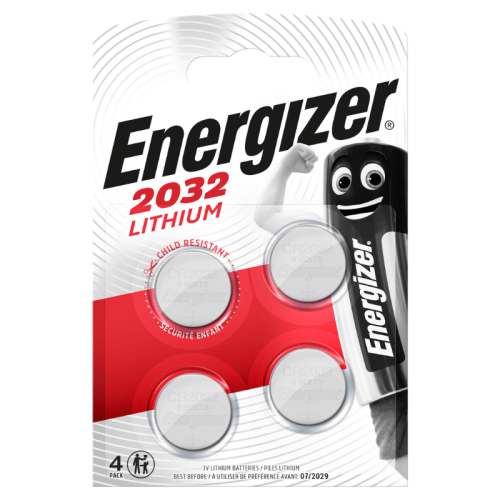 Baterie Energizer Lithiová  CR 2032 - 4 ks