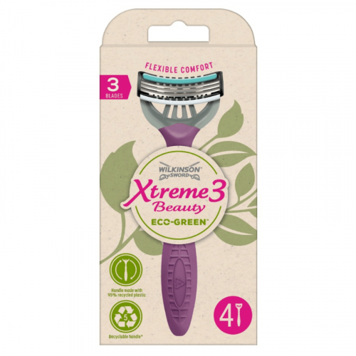 Wilkinson Xtreme3 Beauty Eco Green 4 ks