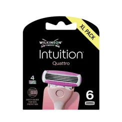 Náhradní hlavice Wilkinson Intuition Quattro - 6 ks