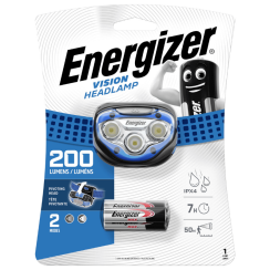Čelová svítilna Energizer Vision Headlight 200lm vč. 3xAAA