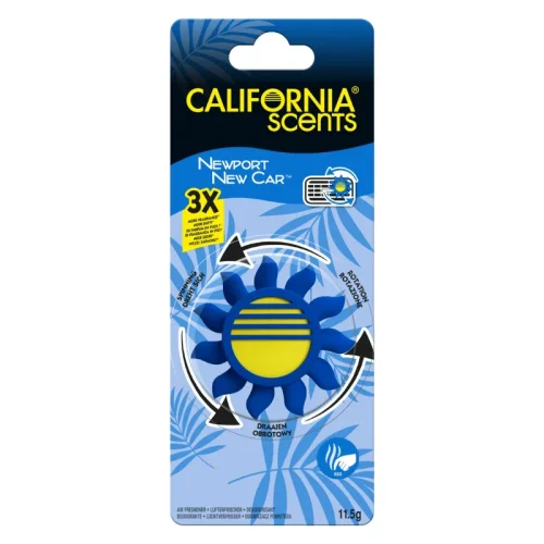 California Scents - Spinner Vent Stick Newport New Car - Nové auto