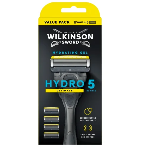 Holící strojek Wilkinson Hydro 5 Protection Advanced Clampack + 5 nádradních hlavic
