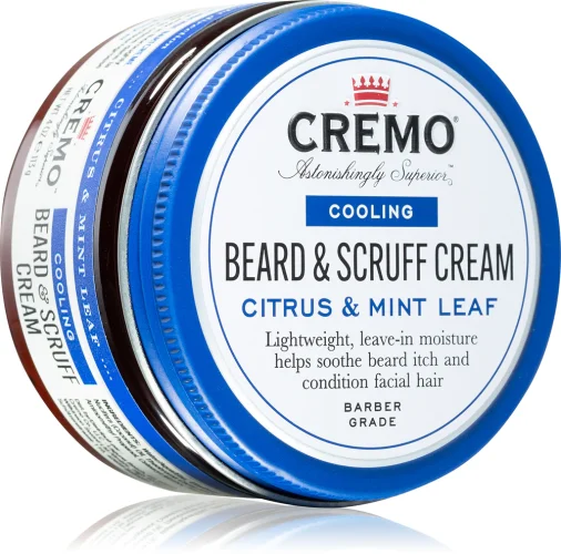 CREMO - Chladivý krém na vousy s vůní CITRUS & MINT LEAF 113 g