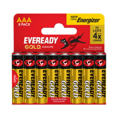 Baterie Eveready Gold from Energizer AAA - 8 ks