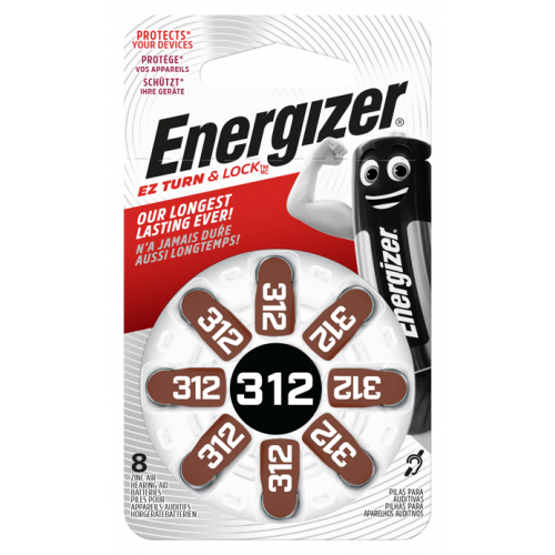 Baterie do naslouchadel Energizer 312 DP - 8 ks