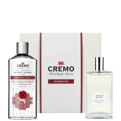 CREMO - BOURBON & OAK Dárková sada Sprchový gel 473 ml + Toaletní voda 100 ml