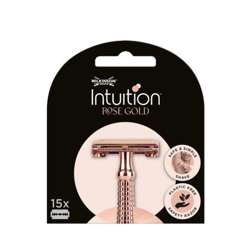 Čepele Wilkinson Intuition Double Edge Rose Gold 15