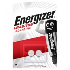 Batéria Energizer alkalická 1,5V LR43 /186 - 2 ks