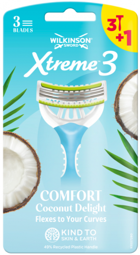 Wilkinson Xtreme3 Sensitive Comfort Coconut dámský
