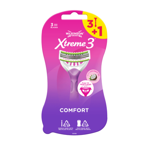 Wilkinson Xtreme3 Comfort Dámske 3+1 ks
