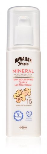 Hawaiian Tropic Minerálne mlieko na opaľovanie SPF 15 100ml