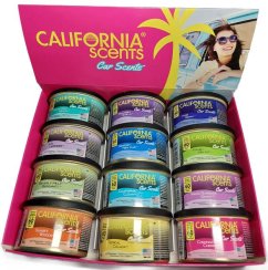 California Scents - Car Scent - Osvěžovač vzduchu - MIX C 12ks