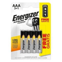 Batérie Energizer ALKALINE POWER AAA 3+1 ks
