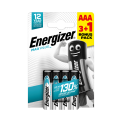 Baterie Energizer MAX PLUS AAA 3+1ks
