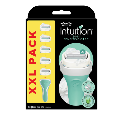 Holící strojek Wilkinson Intuition Sensitive Care XXL + 5 náhradní hlavic