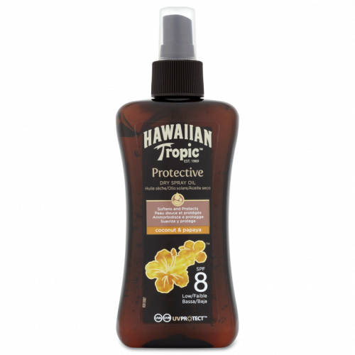 Hawaiian Tropic Ochranný olej v spreji SPF 8 200ml