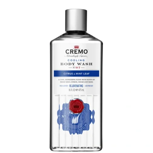 CREMO - Sprchový gel pro muže s vůní CITRUS & MINT LEAF 473 ml