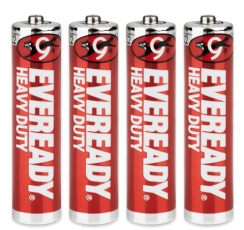 Baterie Eveready (Wonder) AAA zinkochloridová baterie - 4 ks
