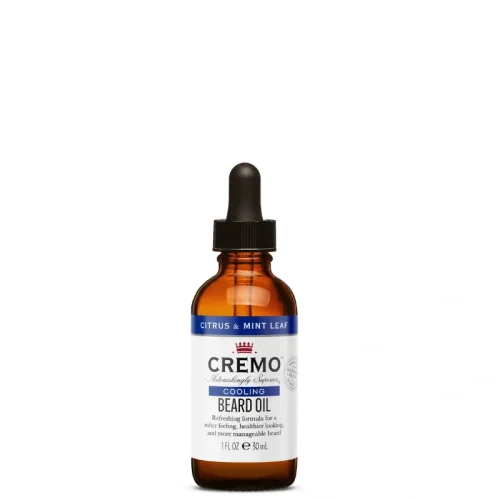 CREMO - Osvěžující olej na vousy s vůní CITRUS & MINT LEAF 30 ml
