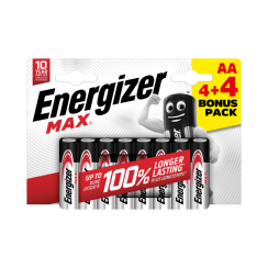 Batérie Energizer MAX AA 4 + 4 ks