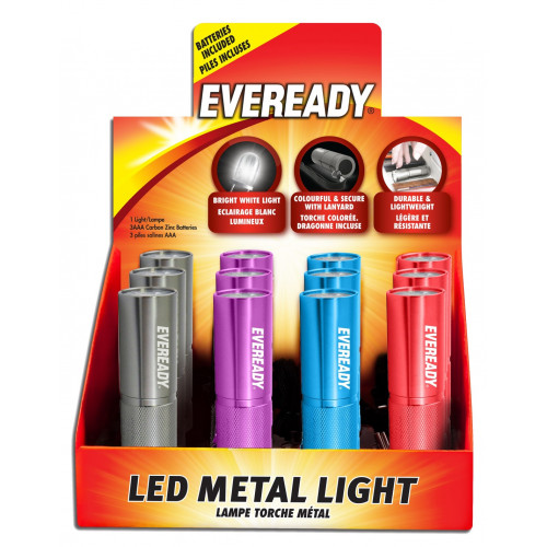 Svietidlo Eveready Colour Metal 3AAA