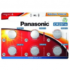 Panasonic lithiová baterie 3V CR2016 - 6 ks