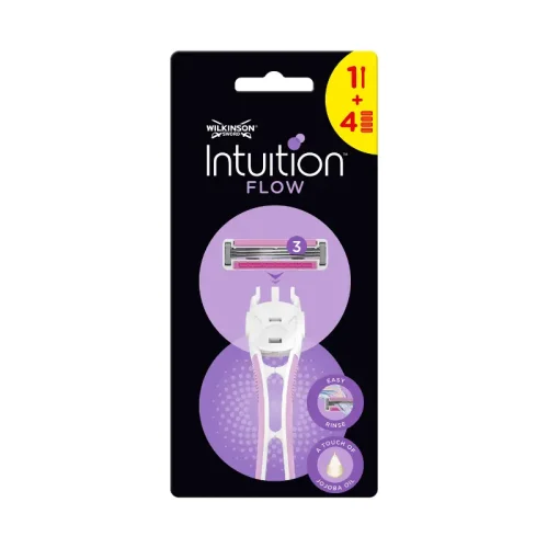 Holící strojek Wilkinson Intuition Flow Hybrid + 4 náhradní hlavice
