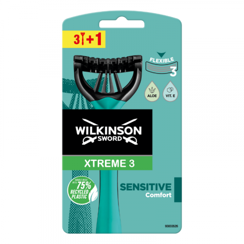 Wilkinson Xtreme3 Sensitive Comfort pánske 3+1 ks