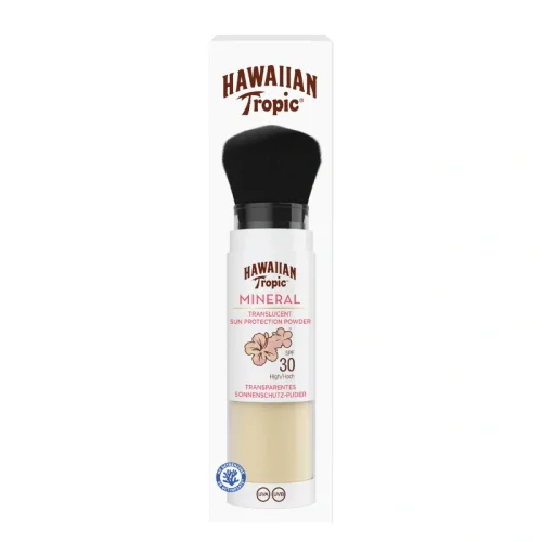 Ochranný pudr Hawaiian Tropic Mineral Protec Powder Brush SPF 30