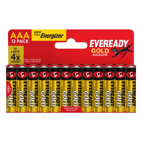 Baterie Eveready Gold from Energizer AAA - 12 ks