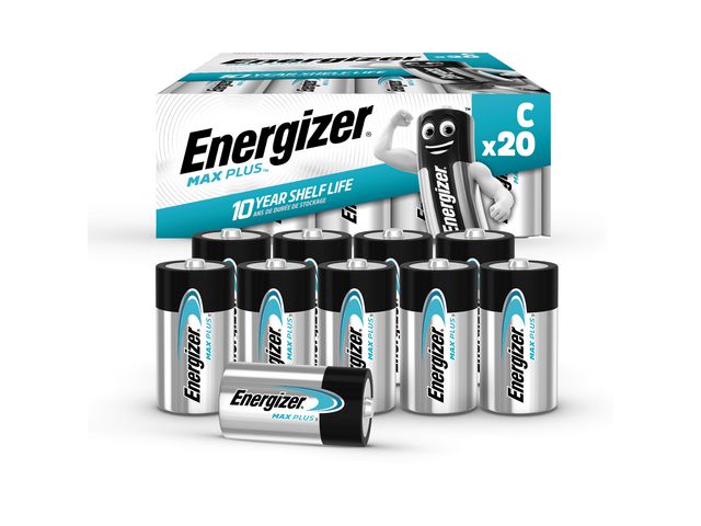 Baterie Energizer MAX PLUS C Industrial - 20 ks