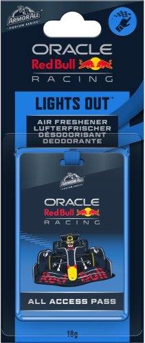 ArmorAll ORACLE RedBull F1 - Modrá formule závěsná karta