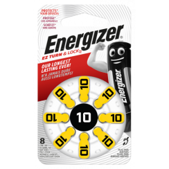 Baterie do naslouchadel Energizer 10 DP - 8 ks