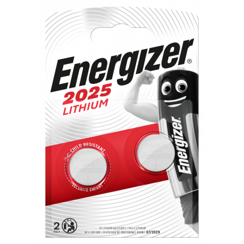 Batéria Energizer Lítiové 3V CR2025 - 2ks