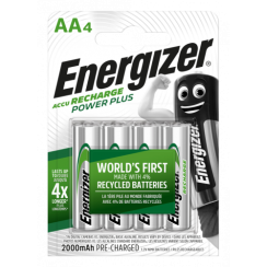 Nabíjacia batéria Energizer AA - 2000 mAh POWER PLUS - 4ks