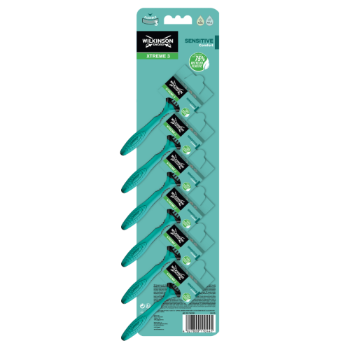 Holící strojek Wilkinson  Xtreme3 Sensitive Comfort pánský - 12ks
