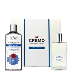 CREMO - CITRUS & MINT LEAF Dárková sada Sprchový gel 473 ml + Toaletní voda 100 ml