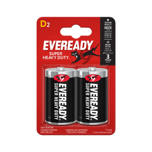 Baterie Eveready (Wonder) Super D  - 2 ks