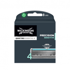 Náhradní břity Wilkinson Quattro Essential Precision Sensitive - 8 ks