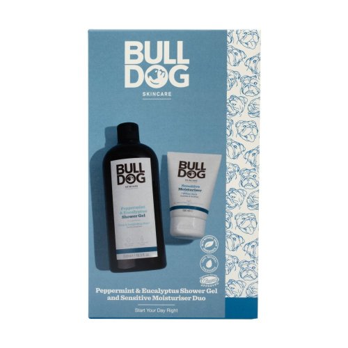 Bulldog Peppermint SG & Sens. Moisturiser Duo - Dárková sada