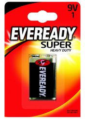 Baterie Eveready (Wonder) Super 9 V zinkochloridová baterie