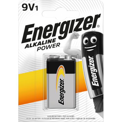 Baterie Energizer ALKALINE POWER 9V 1ks