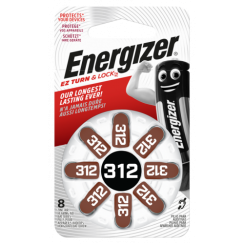 Baterie do naslouchadel Energizer 312 DP - 8 ks